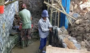 Dinas PU Sukabumi Rekonstruksi DI Cipamatutan Infrastruktur Pertanian Maju, Unggul, Berbudaya, dan Berkah