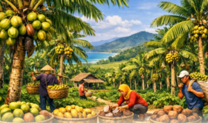 Dari Santan hingga Minyak, Kelapa Desa Cibodas Jadi Berkah Ekonomi Sukabumi